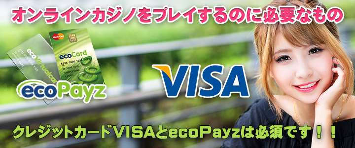 ecopayz クレジットカードVISA